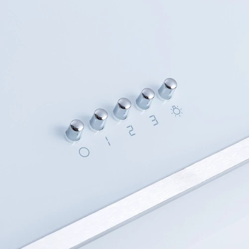 Витяжка Minola HDN 5232 WH/INOX 700 LED: Матеріал корпусу нержавіюча сталь / скло
