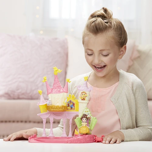 Маленькая кукла Hasbro Disney Princess Белль, крутящаяся и дворец (E1632) фото 4