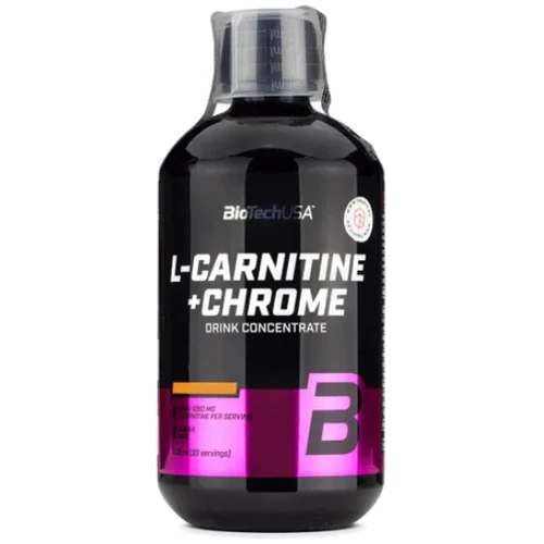 Жиросжигатель BioTechUSA L-Carnitine + Chrome 500 ml / 33 servings / grapefruit