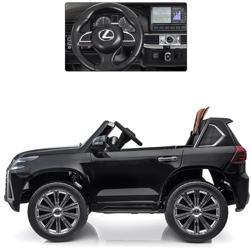 Дитячий електромобіль Bambi Racer Джип Lexus LX 570, чорний (M 3906EBLR-2): Вид джип