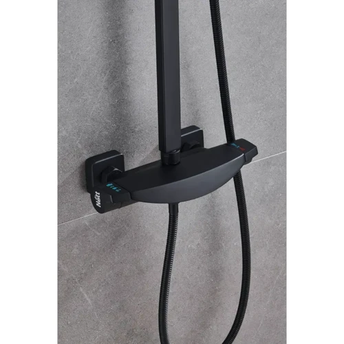 Душова система з термостатом Nett STB-32 Black фото 5
