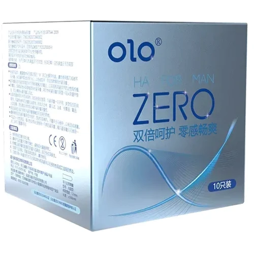 Презервативи з ароматом ванілі OLO HA FOR MAN ZERO, 10 шт