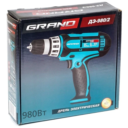 Шуруповерт сетевой Grand ДЕ-980/2: Призначення побутової