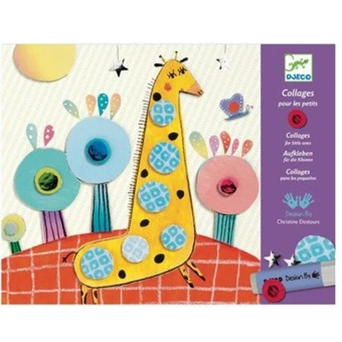 Художній комплект Djeco Колаж для самих маленьких Звірята (DJ08666): Виробник Djeco