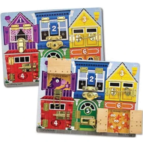 Melissa&Doug Доска с задвижками (MD3785)