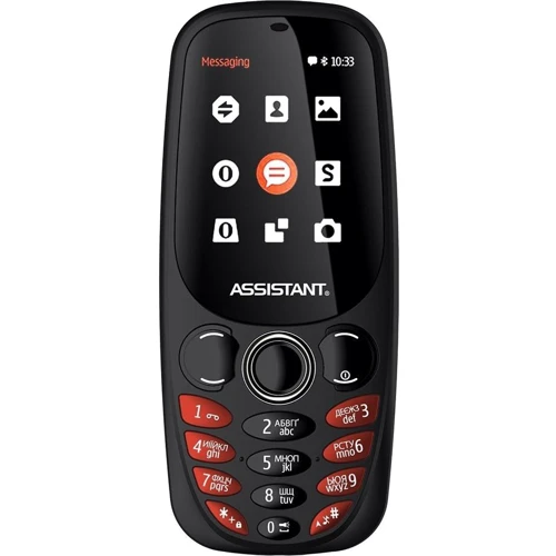 Мобільний телефон Assistant AS-201 Dual Sim Black (UA UCRF)
