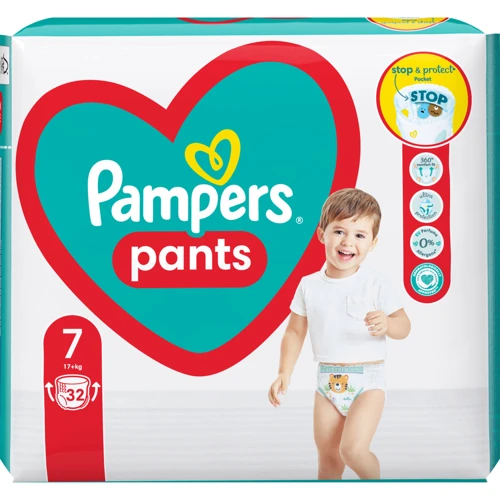 Подгузники Pampers Pants Размер 7 (17+ кг) 32 шт (8006540374559) фото 10