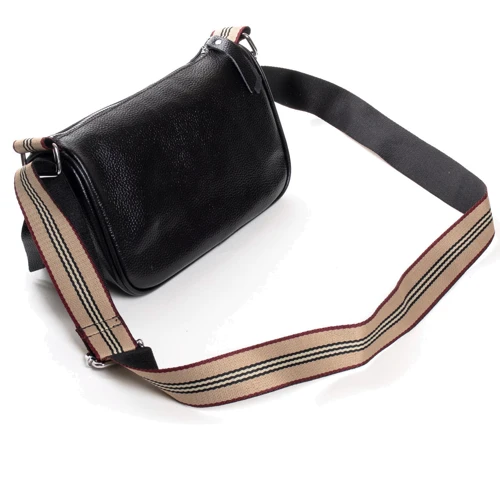 Женская сумка через плечо Cosmetic bag 01-09 39048-L black черная (35527)