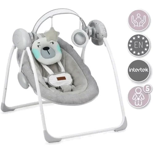 Детские качели MoMi Liss Bear Turquoise (BULE00015): Тип кресло-качели