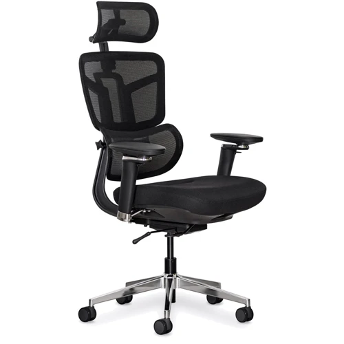 Кресло Mealux S4 Air Black (арт. HF-S4 M/B)