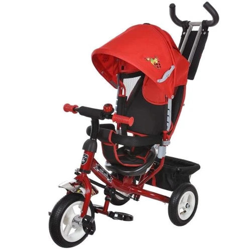 Велосипед трехколесный на надувных колесах Mars Mini Trike Красно-черный (950D)