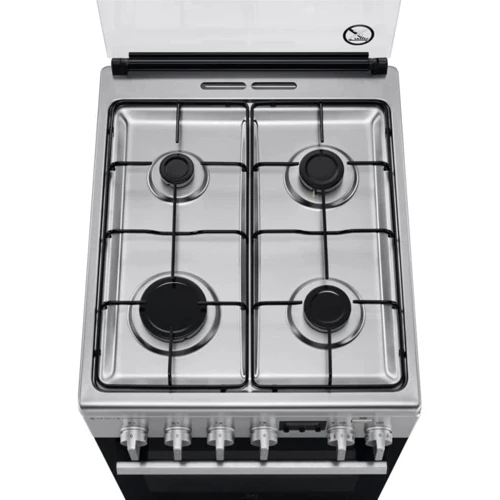 Плита комбінована Electrolux LKK560210X: Тип духовки електрична