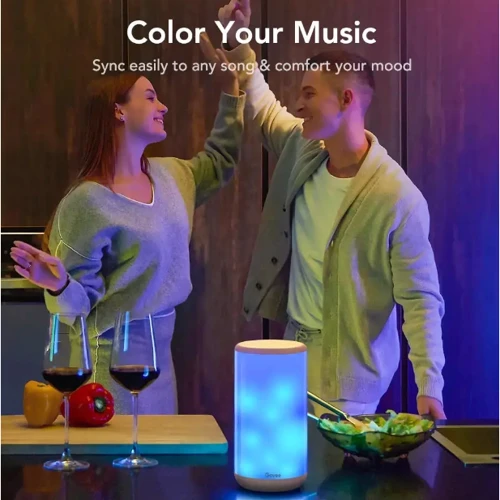 Умный светильник Govee Smart Aura Table Lamp RGBIC Bluetooth+WiFi (H6052): Стиль Хай-тек