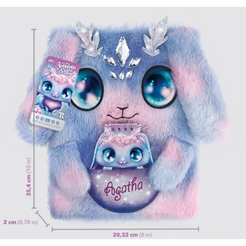 Великий пухнастий блокнот 2-в-1 Nebulous Stars - АГАТА (12523)