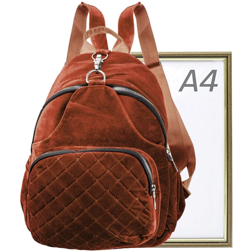 Женский рюкзак Valiria Fashion коричневый (DETAP2003-10) фото 10