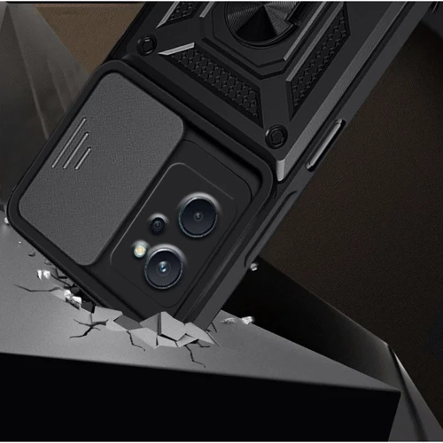 Аксесуар для смартфона BeCover Military Black для Realme 9i (709175): Матеріал силикон