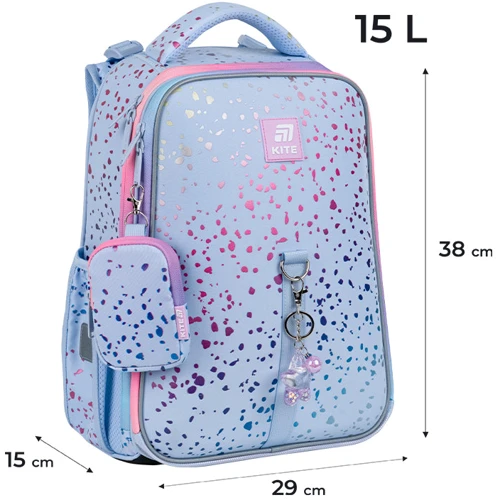 Рюкзак Kite K25-531M-1 Education 531 Shiny: Корпус рюкзака Каркасный