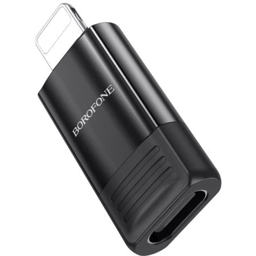 Адаптер Borofone Adapter BV18 Lightning to USB-C Black