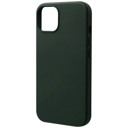 Чехол для iPhone WAVE Premium Leather Edition Case with MagSafe Sequoia Green for iPhone 13 Pro