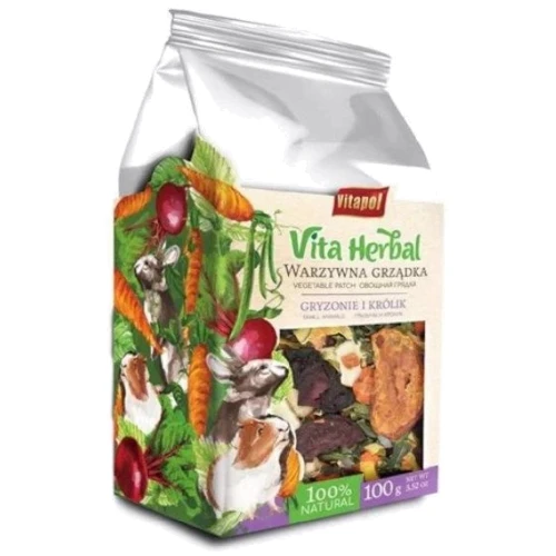 Корм для грызунов Vitapol Vita Herbal овощная грядка 100 г 4101 (X/04/352)