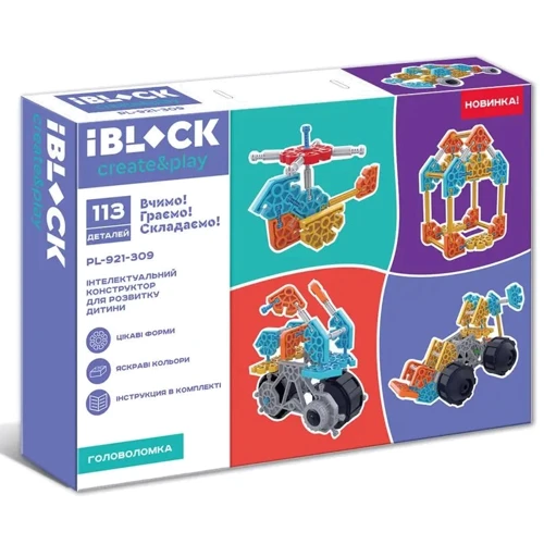 Конструктор IBLOCK 113 деталей (PL-921-309)