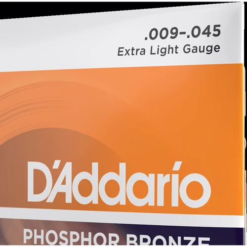 Струна для гитар Комплект струн D'addario EJ41 Phosphor Bronze 12-String Еxtra Light (09-45): Назначение Для акустической гитары