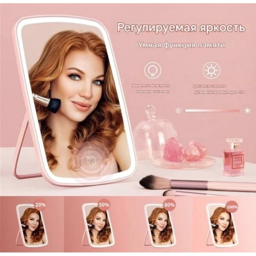 Зеркало для макияжа Xiaomi Jordan Judy LED Makeup Mirror Pink (NV505 Pink)