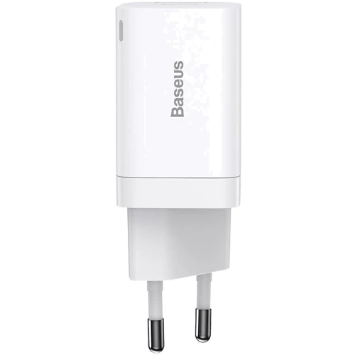 Зарядное устройство Baseus Wall Charger USB+USB-C Super Si Pro 30W White (CCSUPP-E02): Тип сетевое