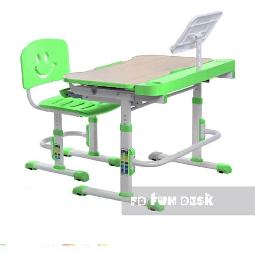 Комплект FunDesk Парта і стілець-трансформери Bellissima green