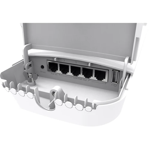 Точка доступу Wi-Fi Mikrotik OmniTIK 5 PoE ac (RBOmniTikPG-5HacD): Інтерфейс підключення (WAN-порт) 5x10/100/1000 Ethernet
