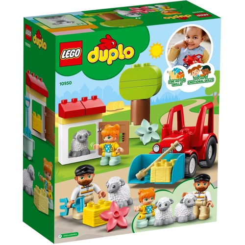 Конструктор LEGO DUPLO Фермерский трактор и животные (10950): Серия DUPLO