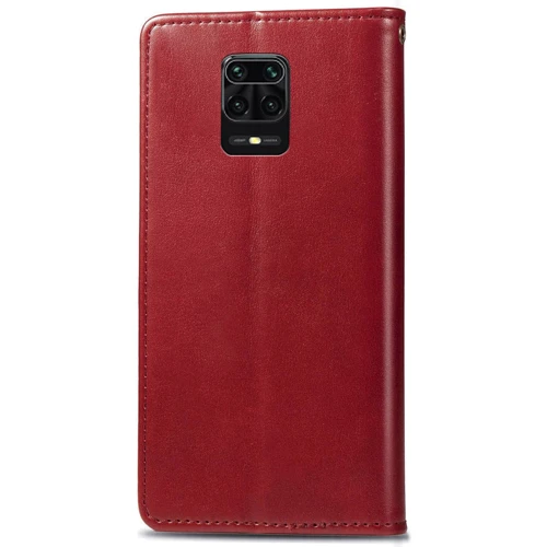 Чохол для телефона Mobile Case Getman Gallant Red for Xiaomi Redmi Note 9S/Note 9 Pro/Note 9 Pro Max: Тип чохол книжка
