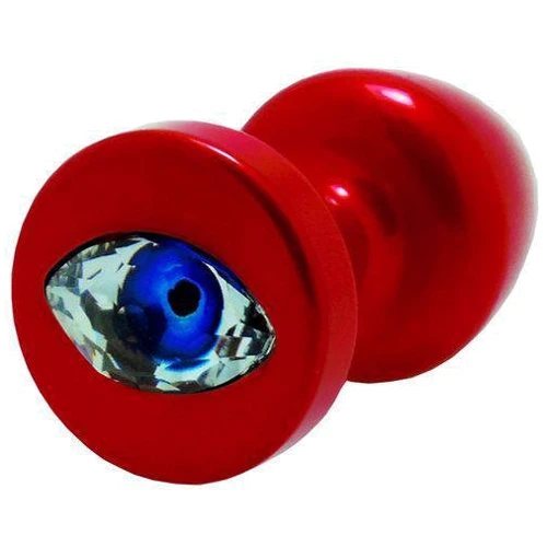 Анальная пробка со стразом Diogol Anni R Eye Red Кристалл 30мм