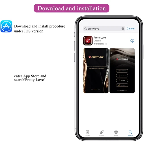 Смарт вибратор LYBAILE Pretty Love Shey Mobile APP (BI-300077HP)