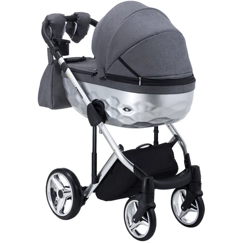 Коляска 2 в 1 Adamex Chantal Star Polar (Chrome) Star 3 (624642): Возможность установки люльки есть