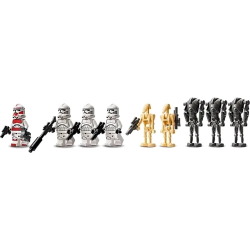 Конструктор LEGO Star Wars Клоны-пехотинцы и Боевой дроид. Боевой набор 215 деталей (75372) фото 5