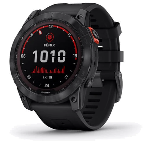 Смарт-часы Garmin Fenix 7X Solar Slate grey with black band (010-02541-01)