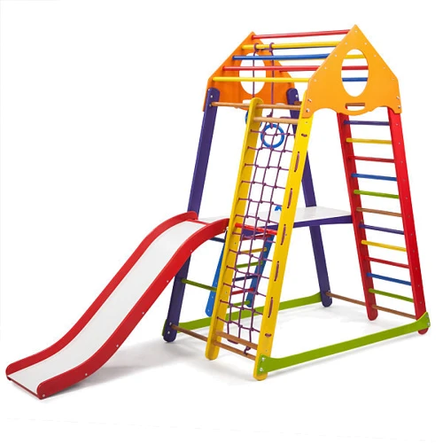 Детский спортивный комплекс SportBaby BambinoWood Color Plus 2: Производитель SportBaby