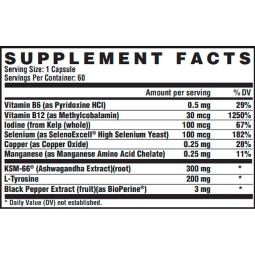 Nutrex Lipo-6 Black Thyrolean 60 caps / 60 servings: Пол Унисекс