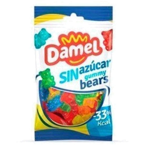 Жувальні Цукерки Damel Bears (без цукру), 100 г (WT3617)