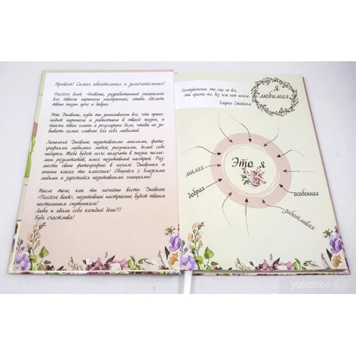 Дневник Positive book: Количество страниц 128