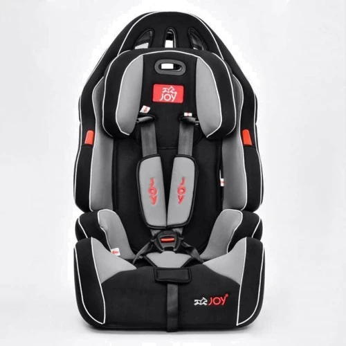 Автокрісло Joy G 1309 група 1/2/3 від 9-36 кг Чорно-сірий фото 4