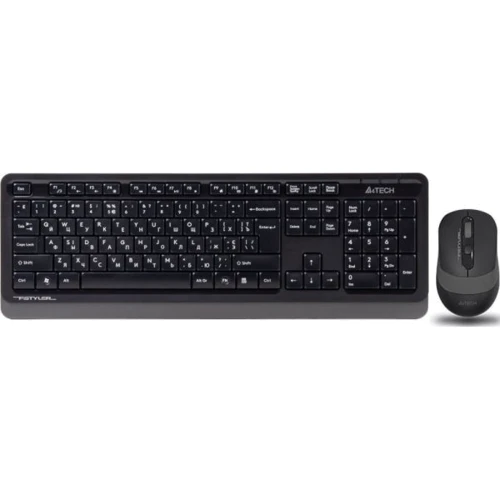 Комплект бездротовий A4Tech Fstyler FG1010 Black/Grey