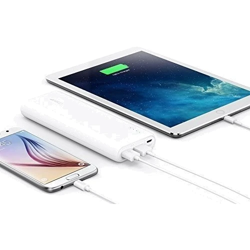 Внешний аккумулятор ANKER Power Bank PowerCore V3 20100mAh White (A1271H22): Количество USB 2