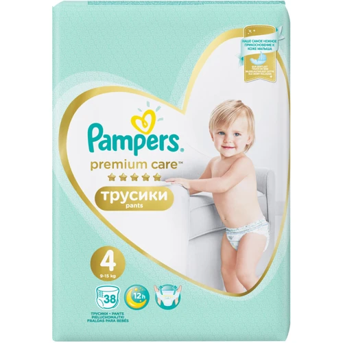 Підгузки Pampers Premium Care Pants Maxi Розмір 4 (9-15 кг) 38 шт (8001090759832) фото 7