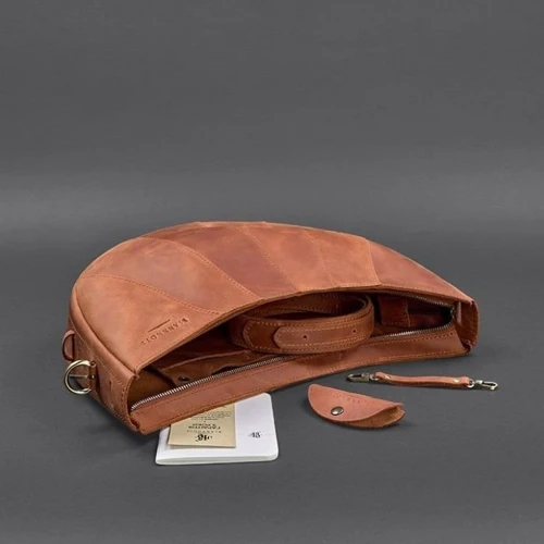 Женская сумка хобо BlankNote Круассан светло-коричневая (BN-BAG-12-k-kr): Страна производитель Украина