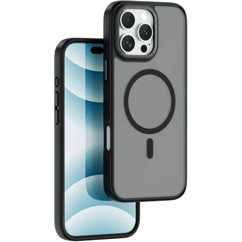 Чехол для iPhone WIWU Magnetic Armor Pro Series Black (FGG-012) for iPhone 16 Pro Max