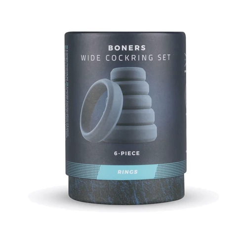 Набір ерекційних кілець Boners 6-Piece Cock Ring Set