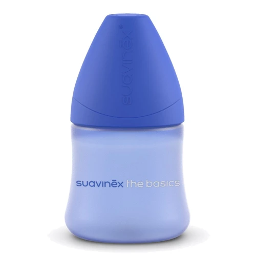 Бутылочка для кормления Suavinex Basics 150 мл 2 шт синяя (307605/3): Количество бутылочек в наборе, шт 2