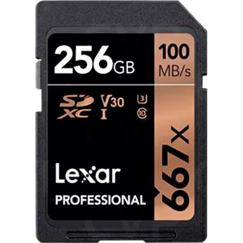 Карта пам'яті Lexar 256GB SDXC class 10 UHS-I U3 V30 667x Professional (LSD256B667)